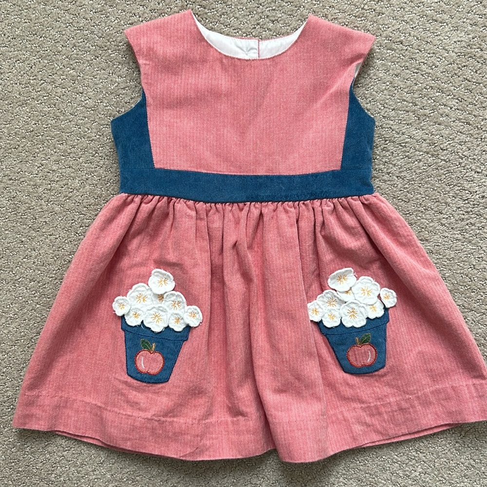 VGUC Dondolo apple dress, size 24m
